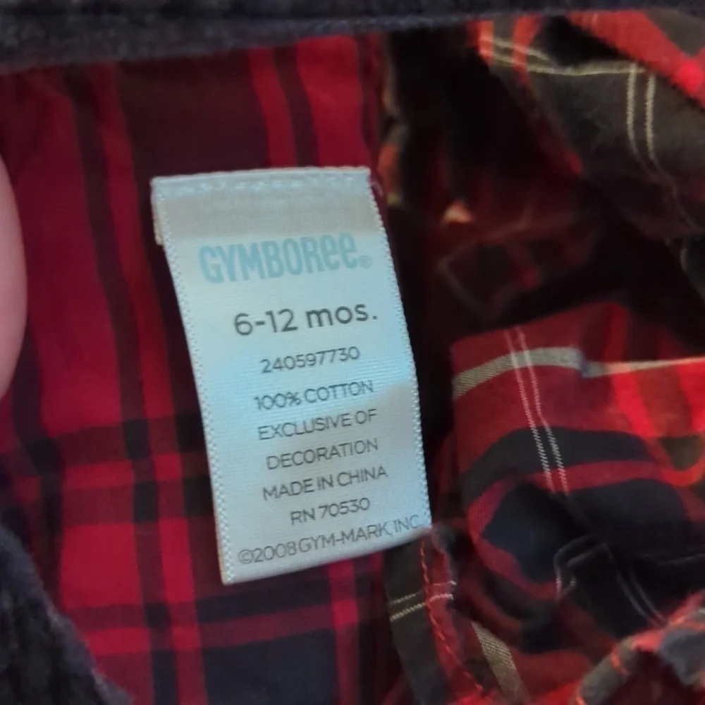 Gymboree red black